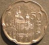 50 Pesetas Spain 1995 KM# 949. Uploaded by Granotius